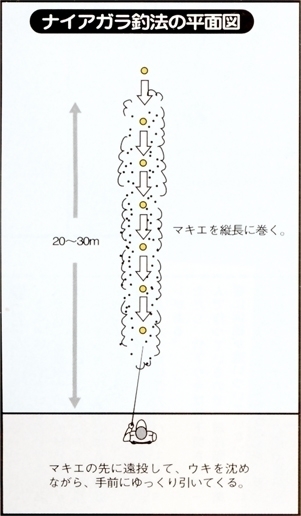 ナイアガラ釣法(竹下ウキオリジナル釣法)